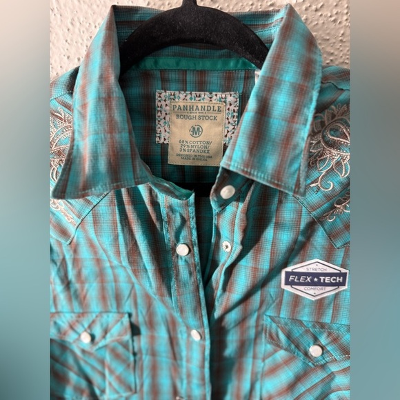 Panhandle Slim Blue Casual Skirt Size M - Picture 2 of 10